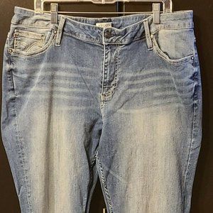 Plus Size Vigoss® Bootcut Mid Rise Flap Pocket Jean 20W NWOT